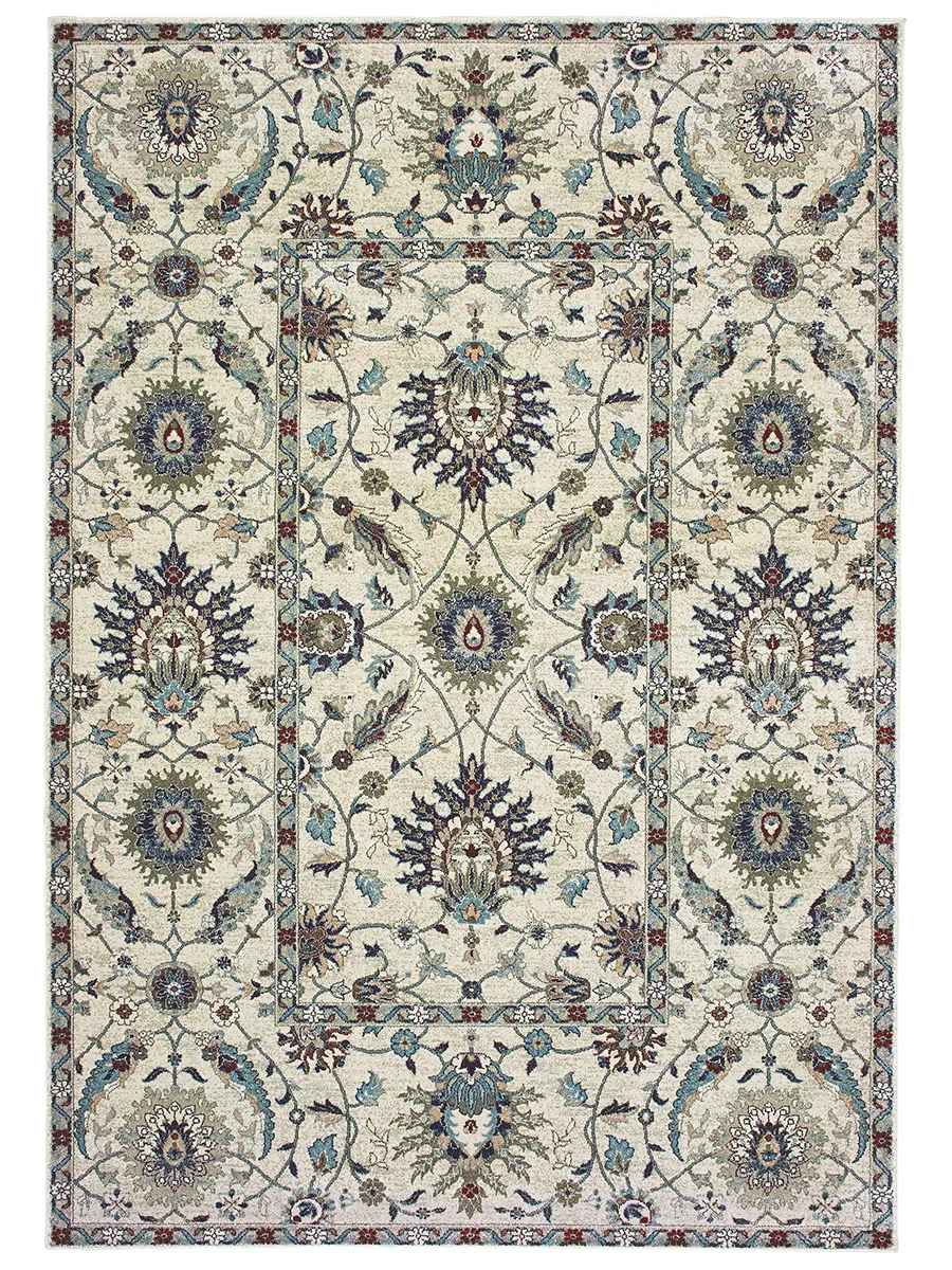 Raleigh 3'10" x 5'5" Ivory Rug