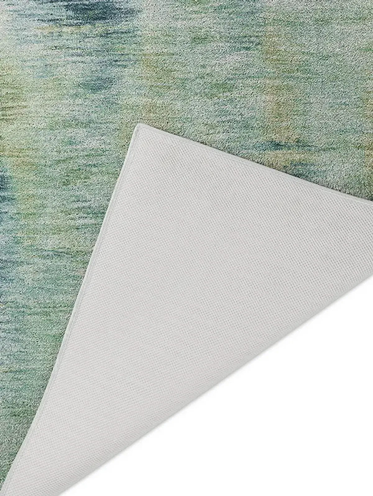 Kochi KC1 Teal 8' Round Rug