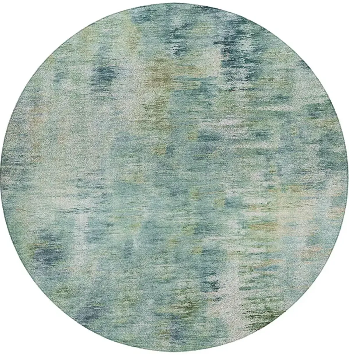 Kochi KC1 Teal 8' Round Rug