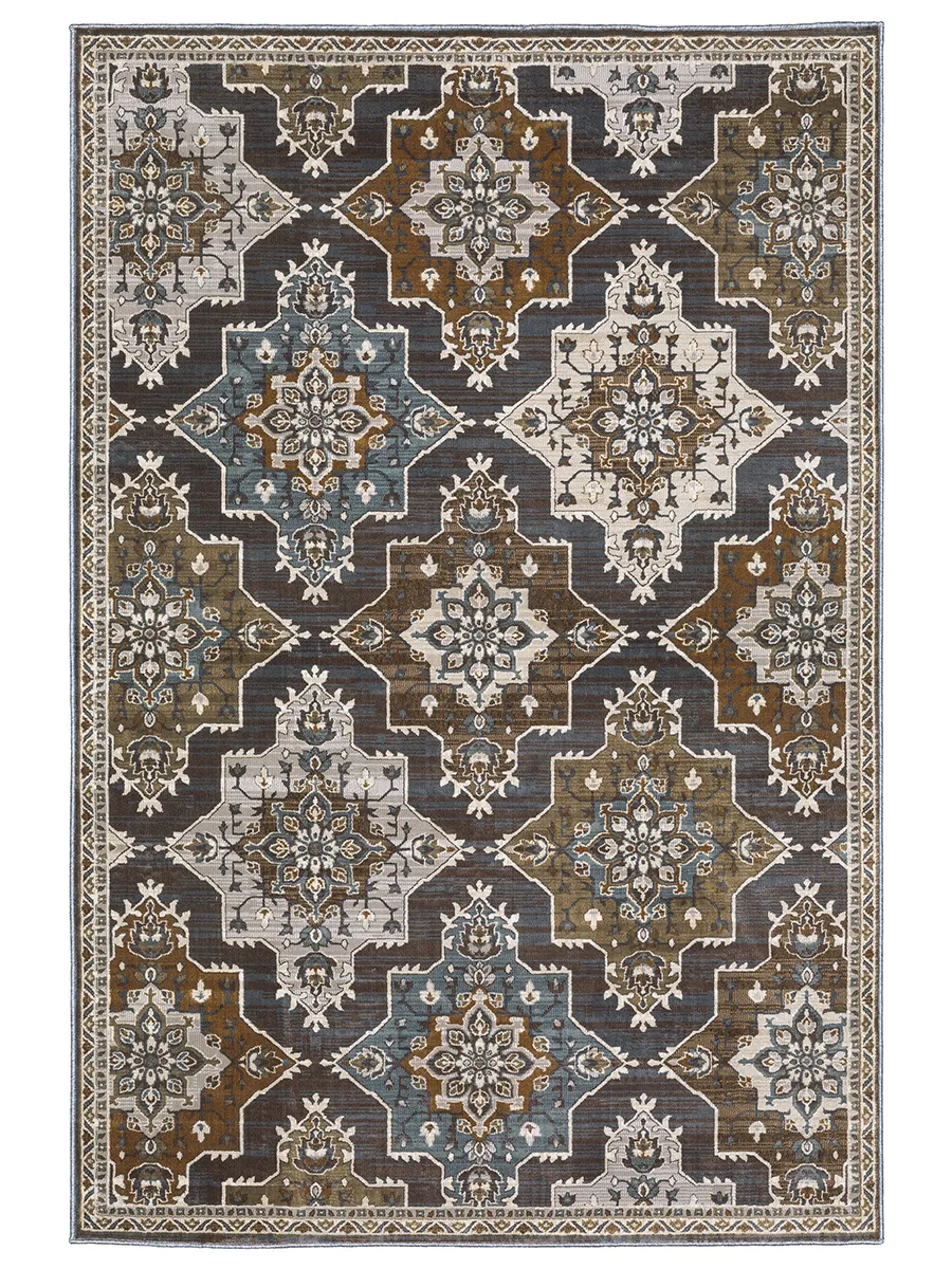 Ellington 9'10" x 12'10" Blu Rug