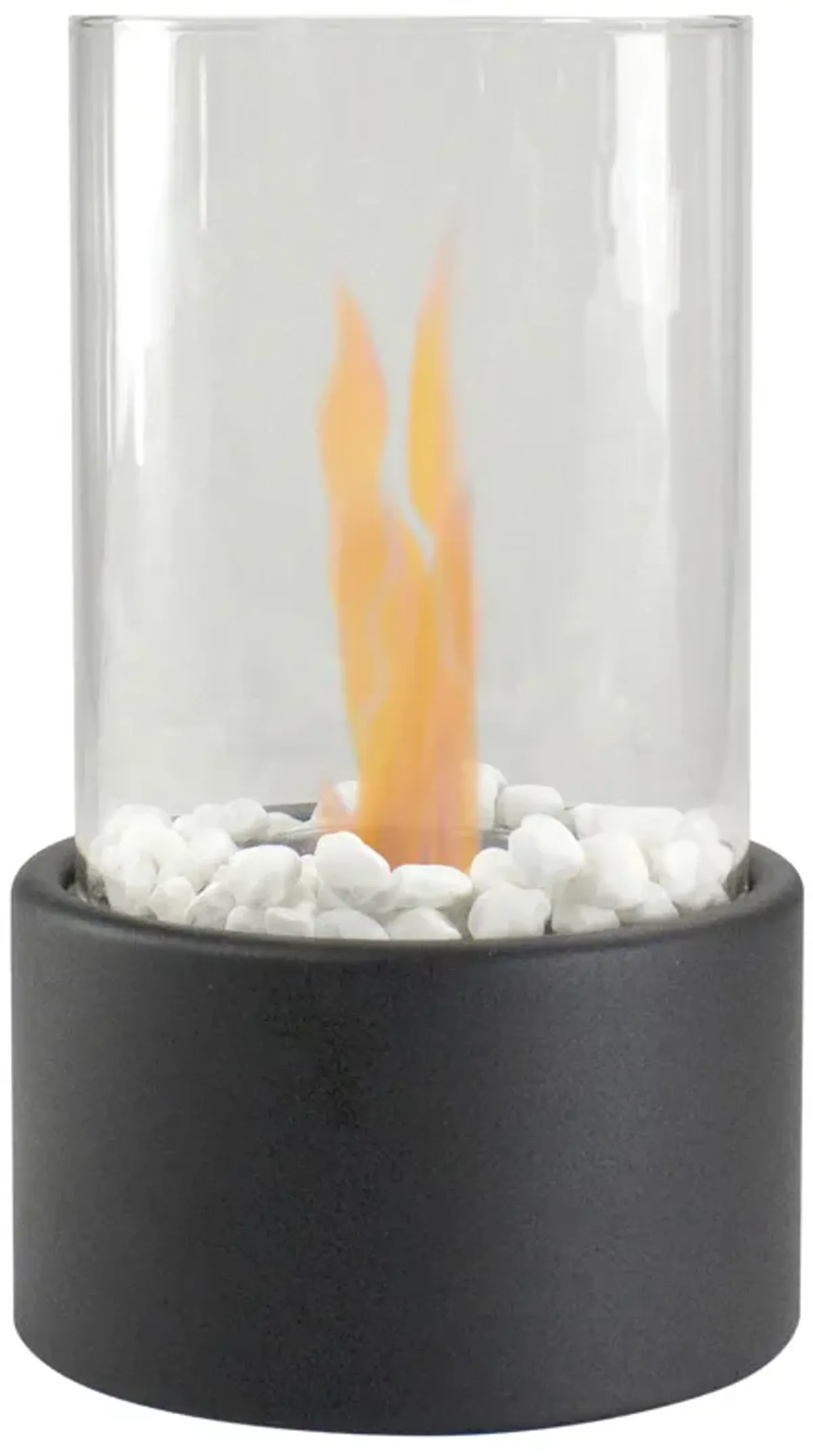 10.5" Bio Ethanol Round Portable Tabletop Fireplace with Base