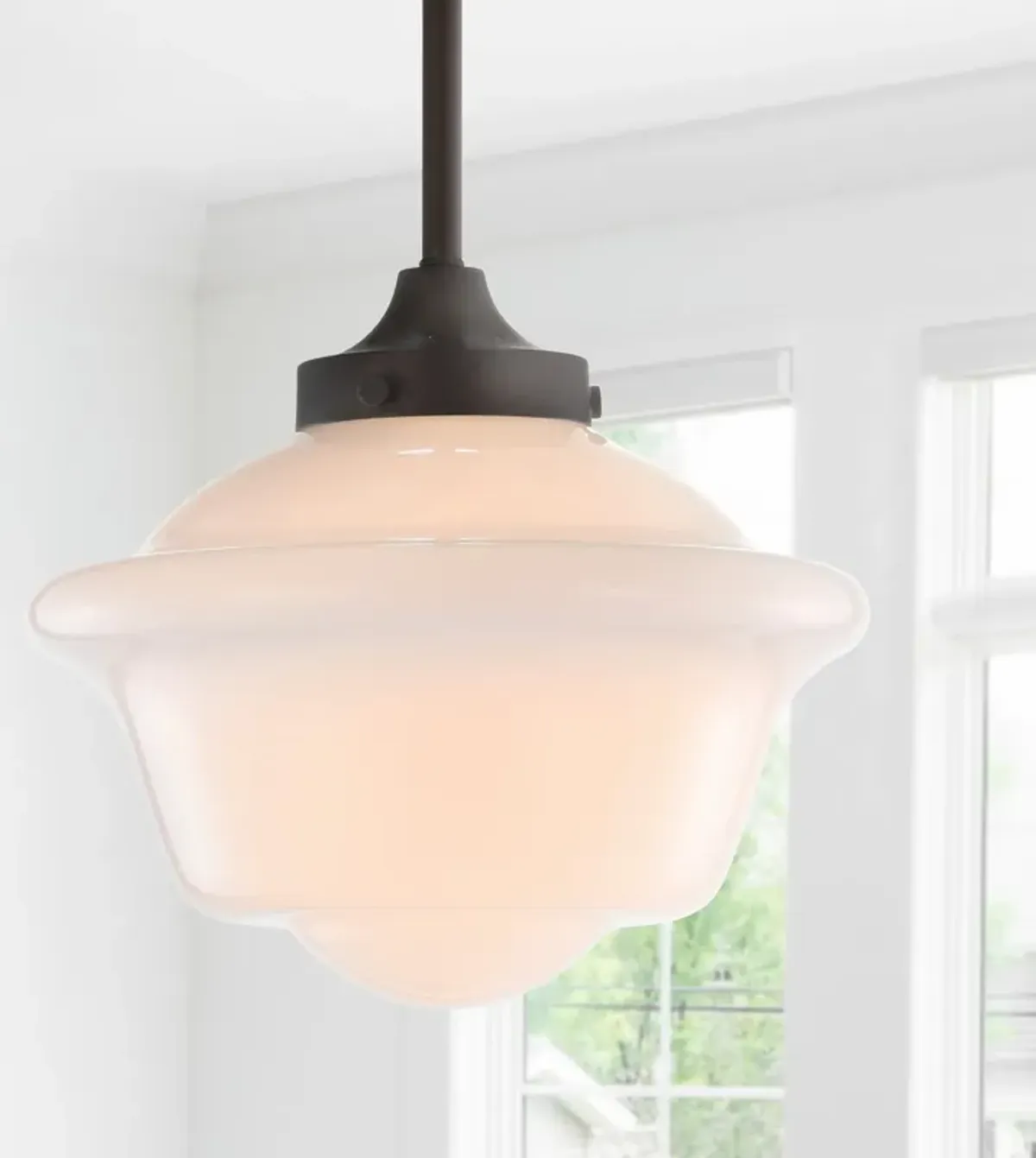 Kurtz Adjustable Drop Metal/Glass LED Pendant