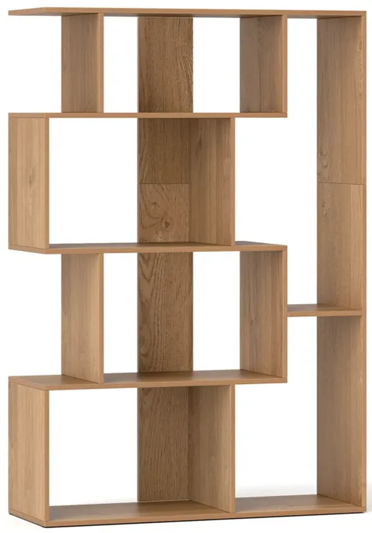 Space-Saving 6-Cube Open-Back Geometric Shelf – Functional Storage for Bedroom and Living Areas