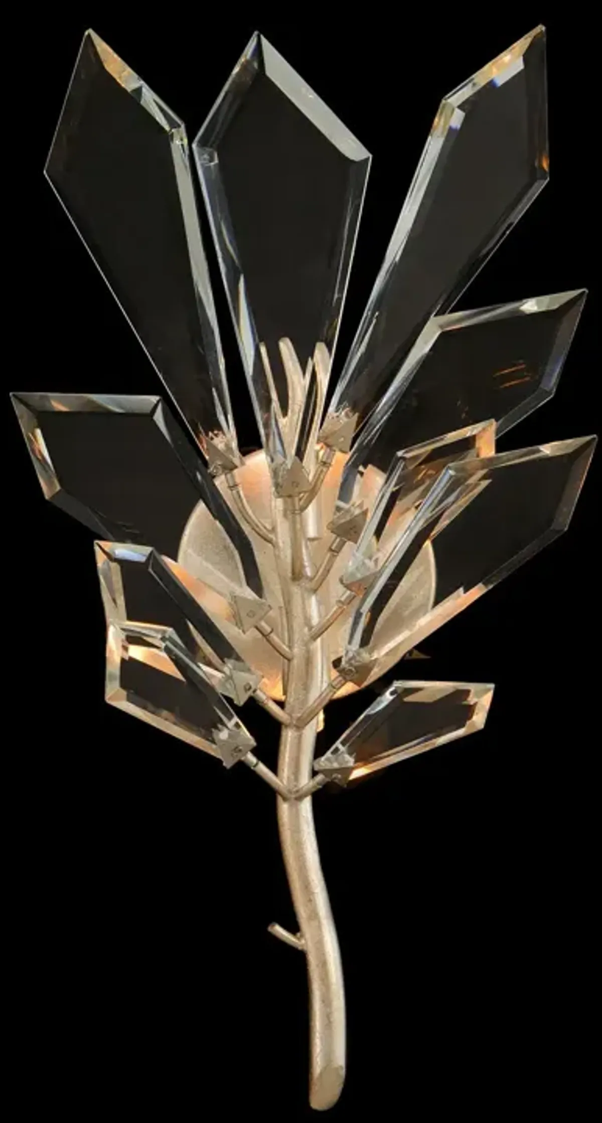 Kōtta Single-Light Cut-Crystal Wall Sconce