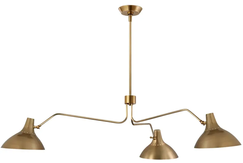 Charlton Large Triple Arm Chandelier