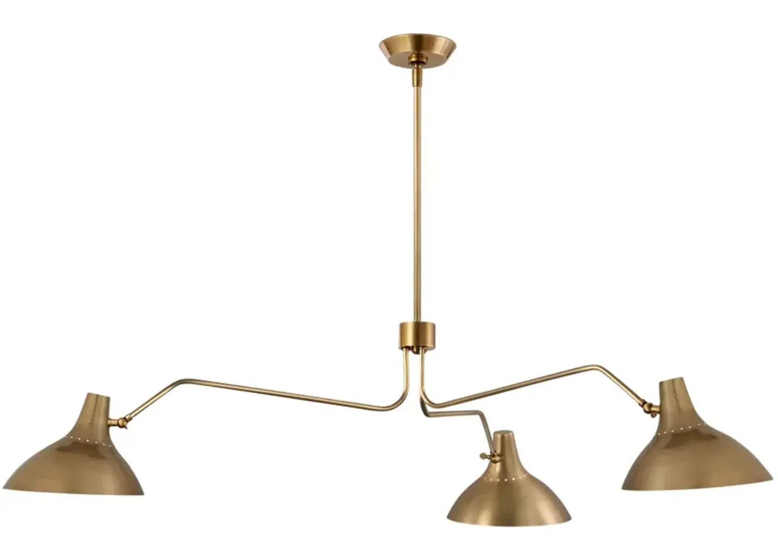 Charlton Large Triple Arm Chandelier