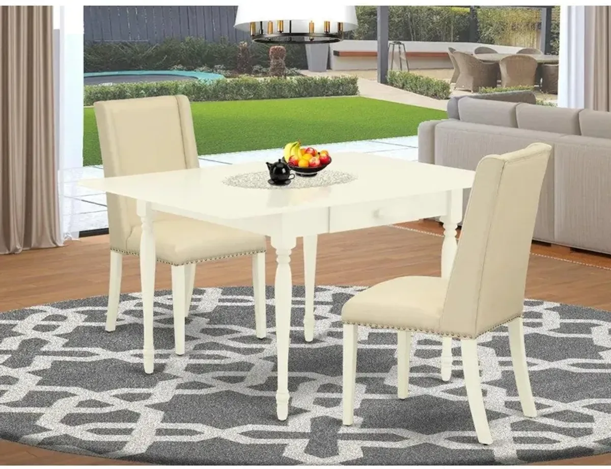 Dining Room Set Linen White