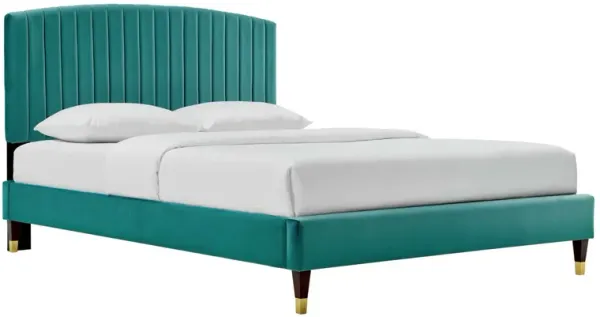 Modway - Alessi Performance Velvet Queen Platform Bed