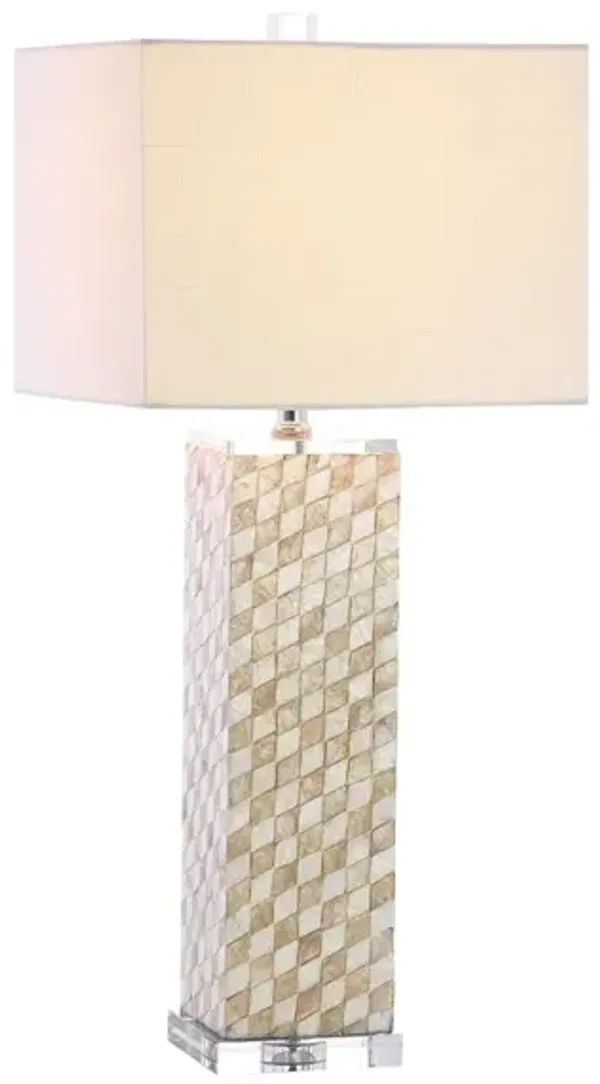 Daniel Seashell/Crystal LED Table Lamp
