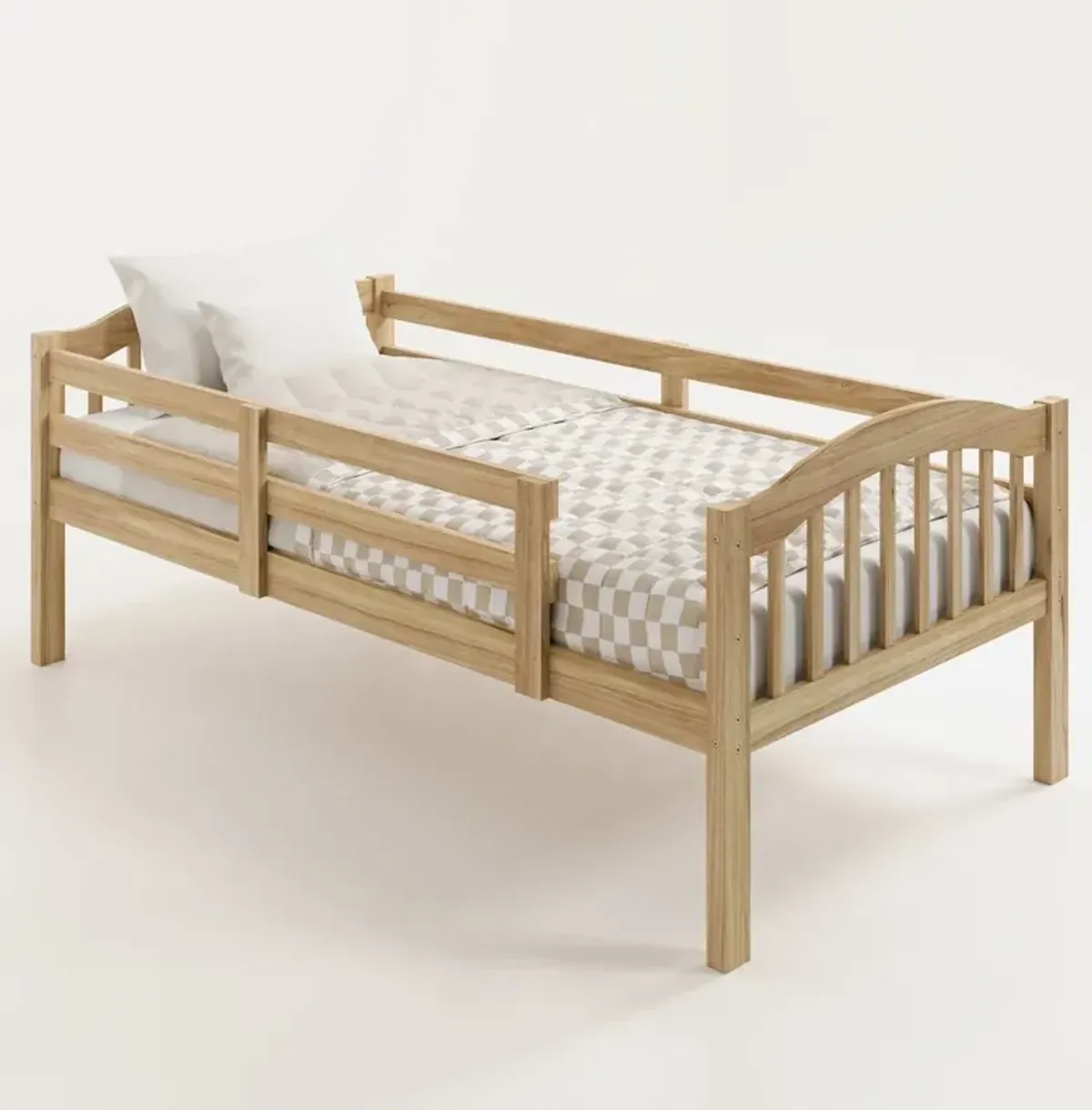 Storkcraft Long Horn Twin-Over-Twin Bunk Bed (Natural)