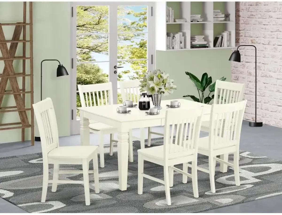 Dining Room Set Linen White