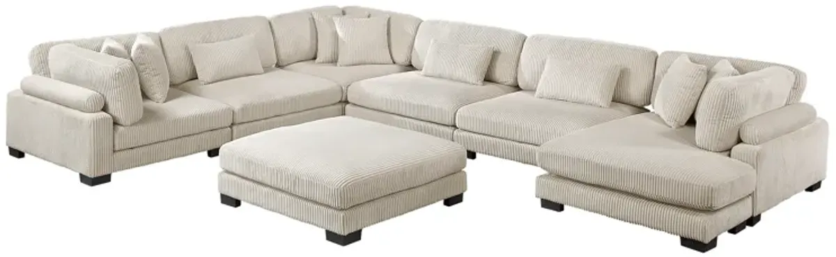 Traverse 6-Piece Sectional with Ottoman