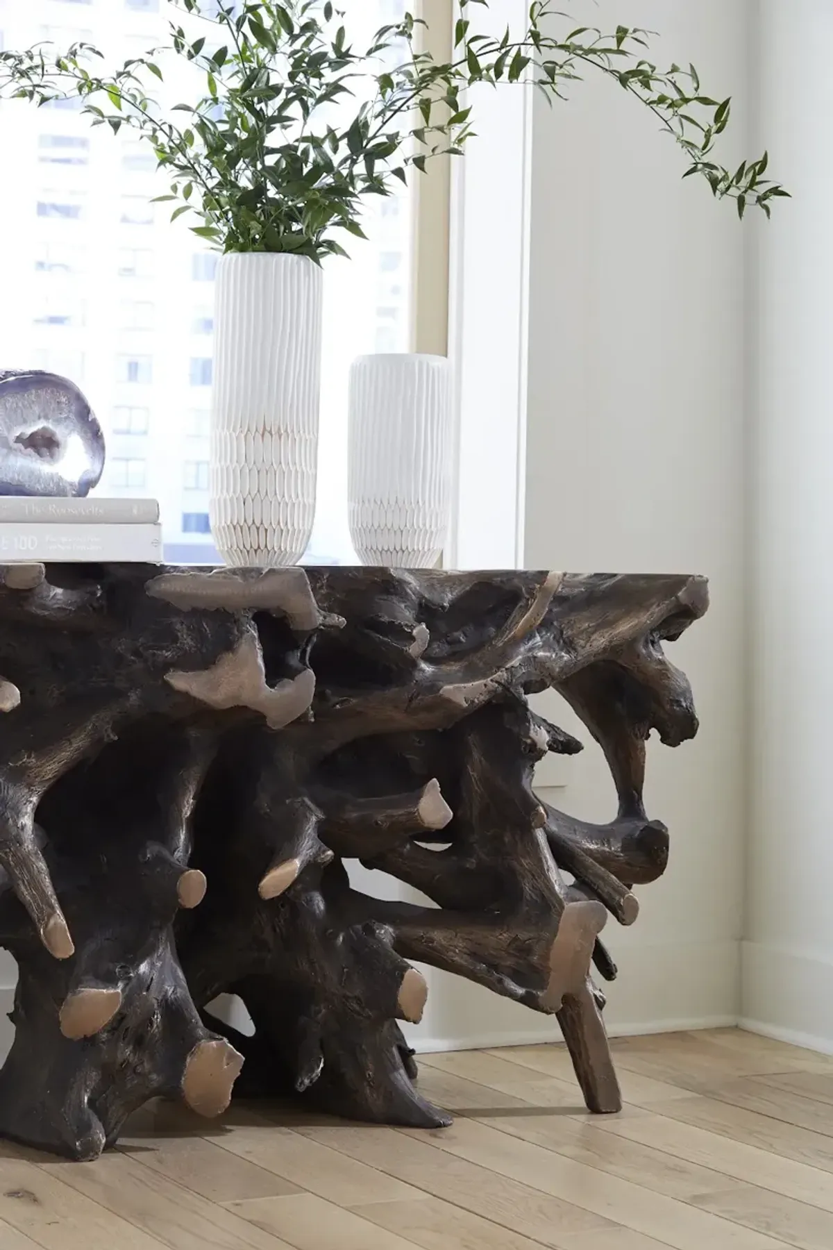 Beau Cast Root Console Table