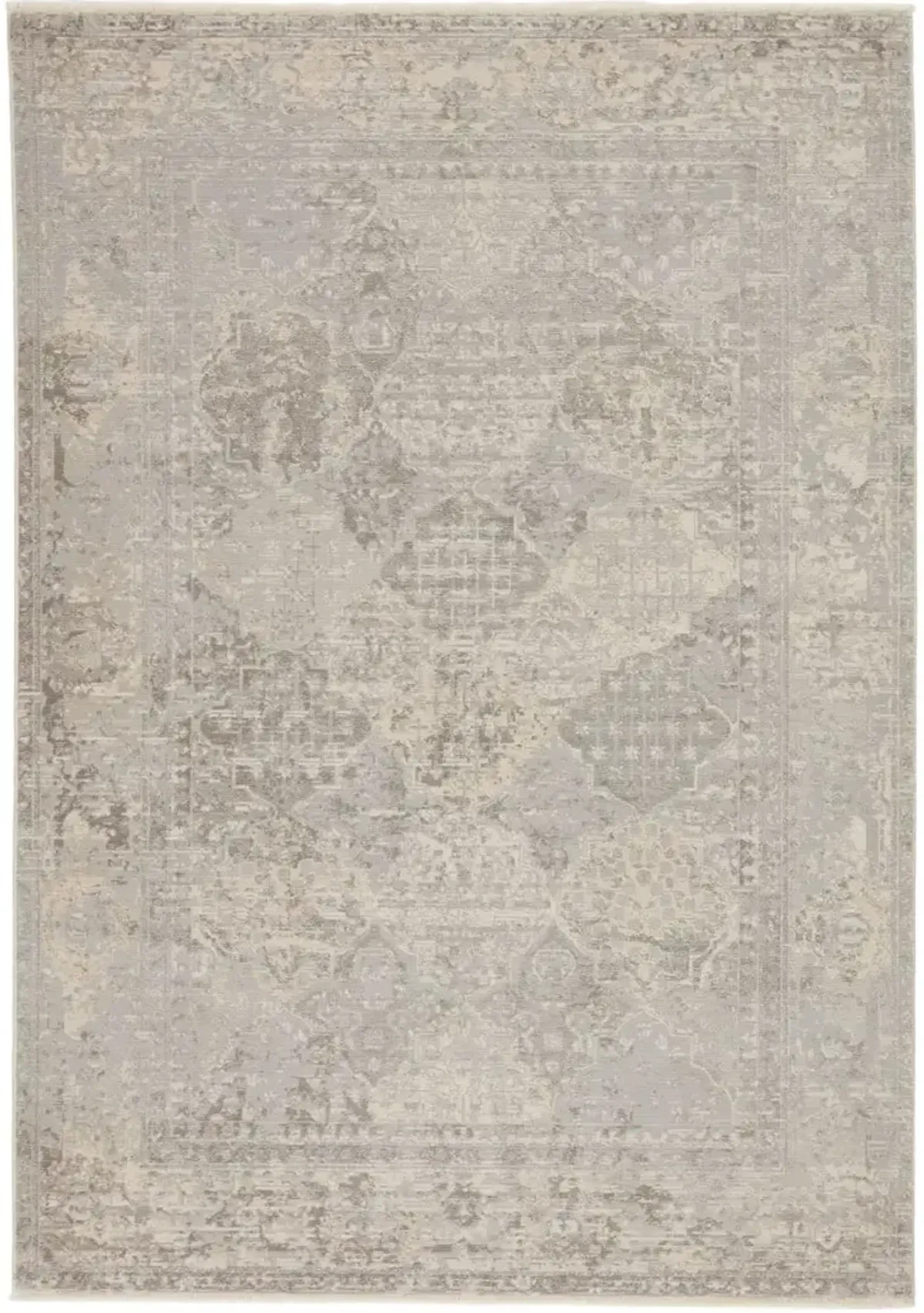 Vienne Lourdes Gray 2'6" x 12' Runner Rug