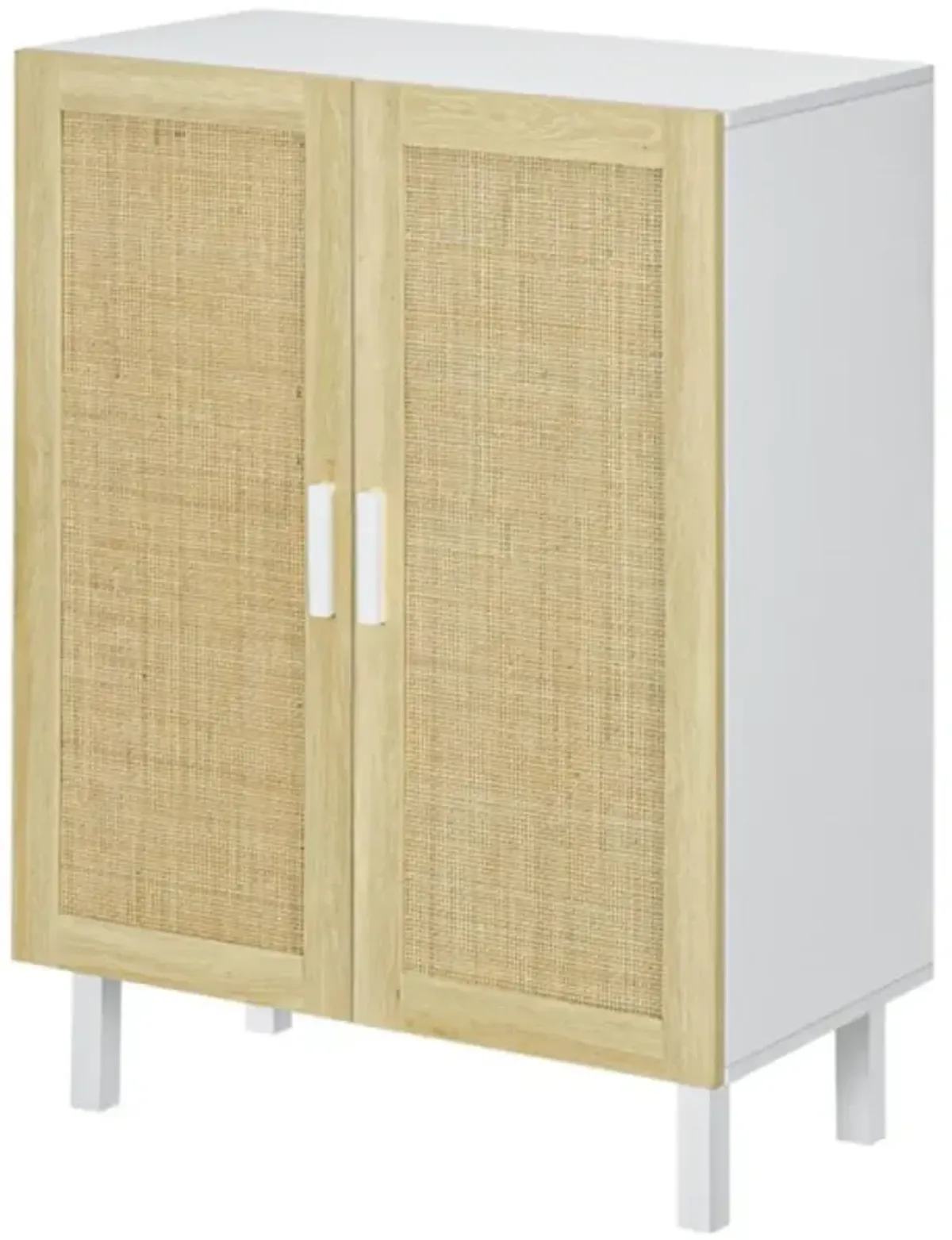 Stylish Kitchen Storage Cabinet with Shelves & Doors for Pantry and Dining Organization