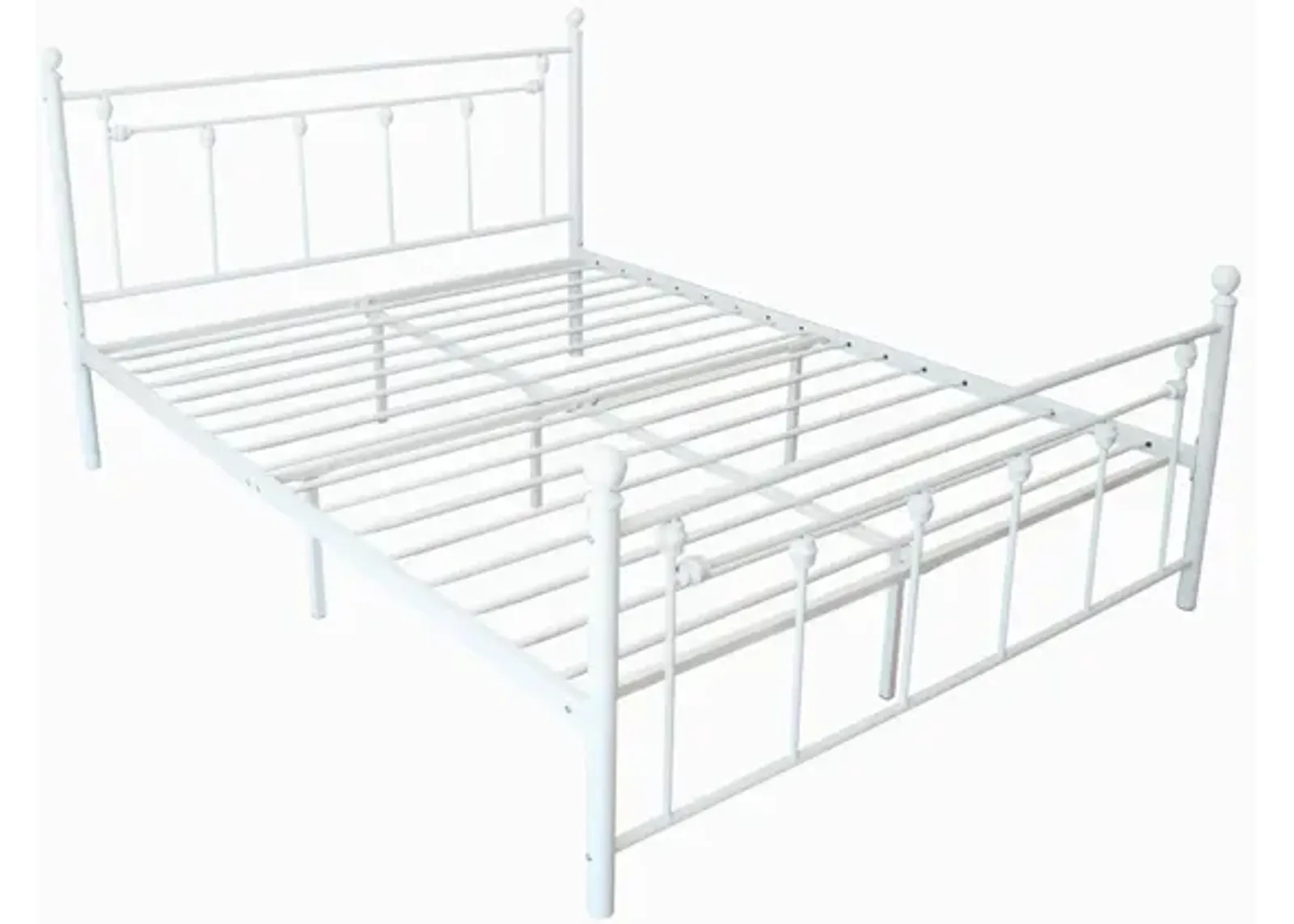 Queen Size Metal Bed Frame With Headboard And Footboard