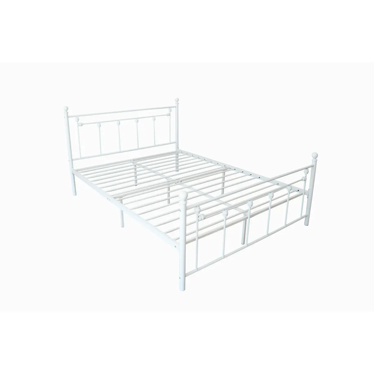 Queen Size Metal Bed Frame With Headboard And Footboard