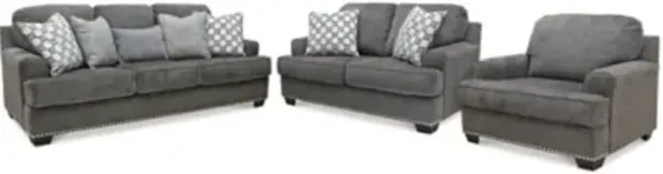 Locklin Sofa, Loveseat, and Chair