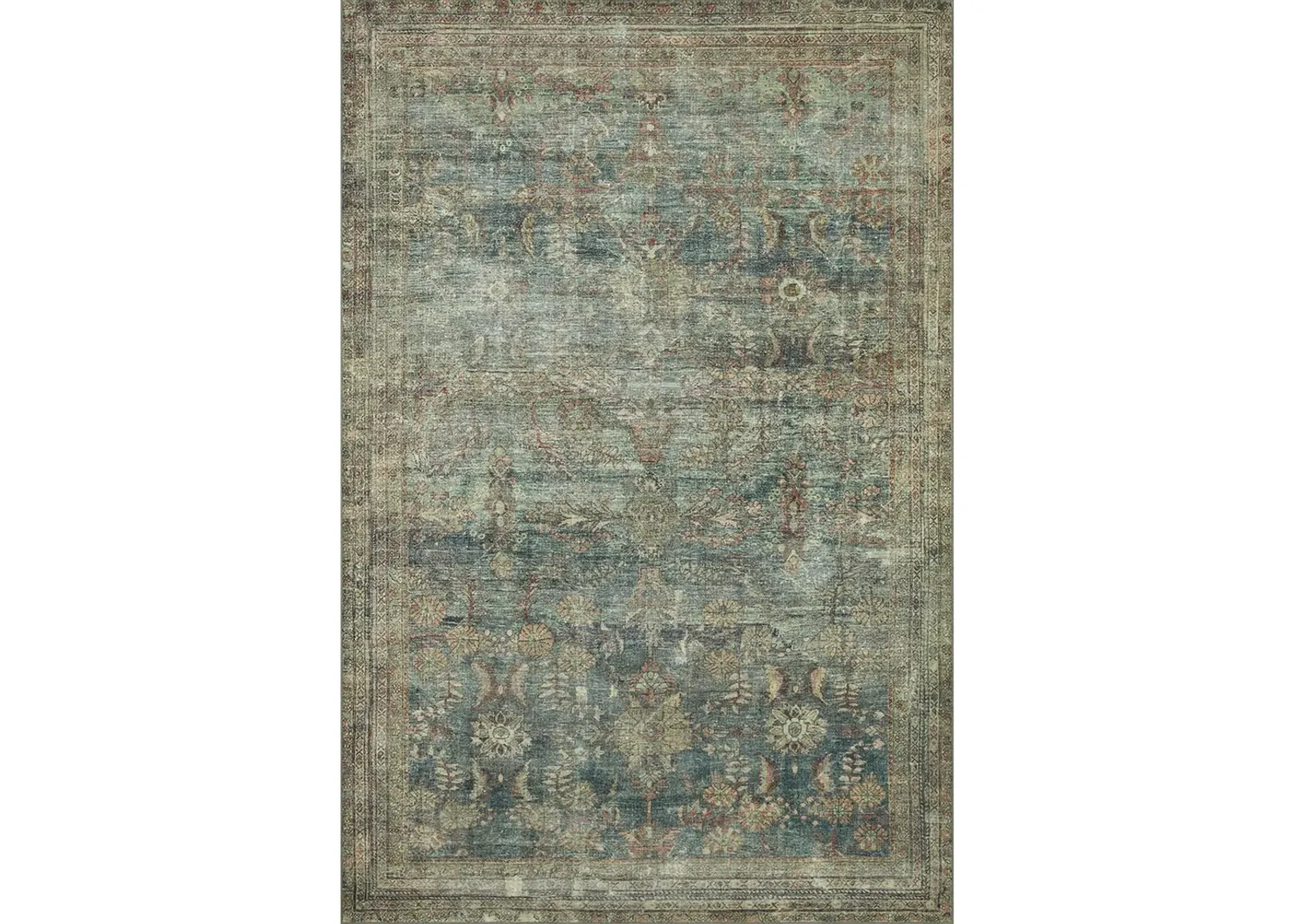 Banks BAN01 Ocean/Spice 3'6" x 5'6" Rug