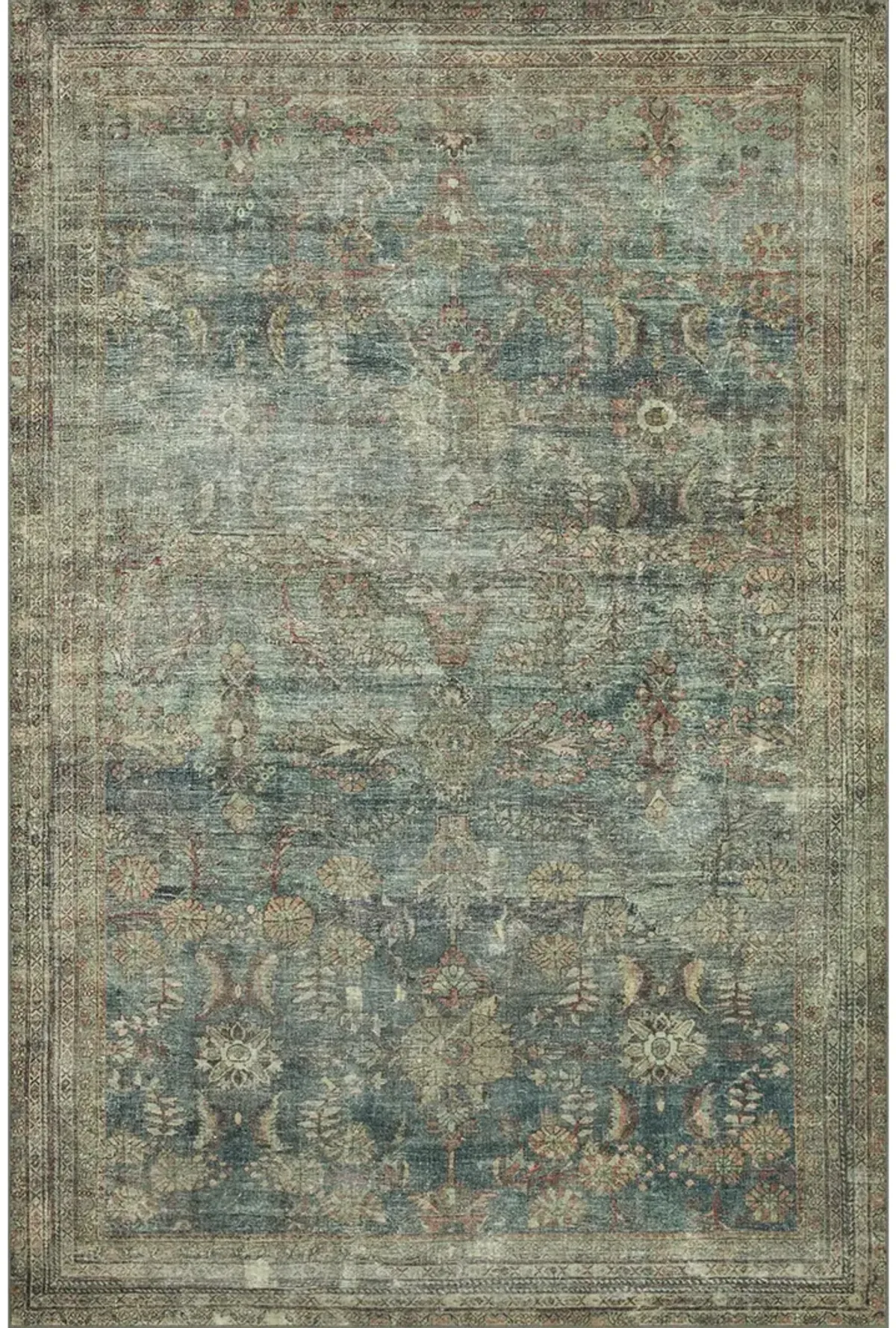 Banks BAN01 Ocean/Spice 3'6" x 5'6" Rug