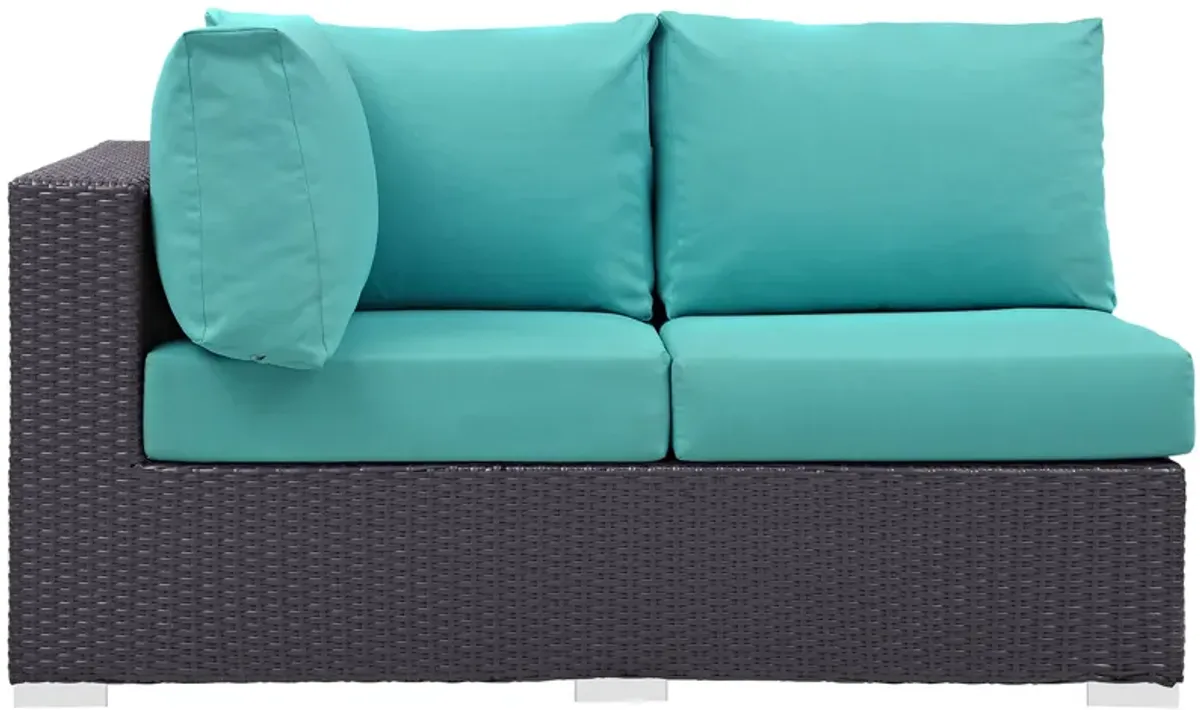 Modway - Convene Outdoor Patio Left Arm Loveseat