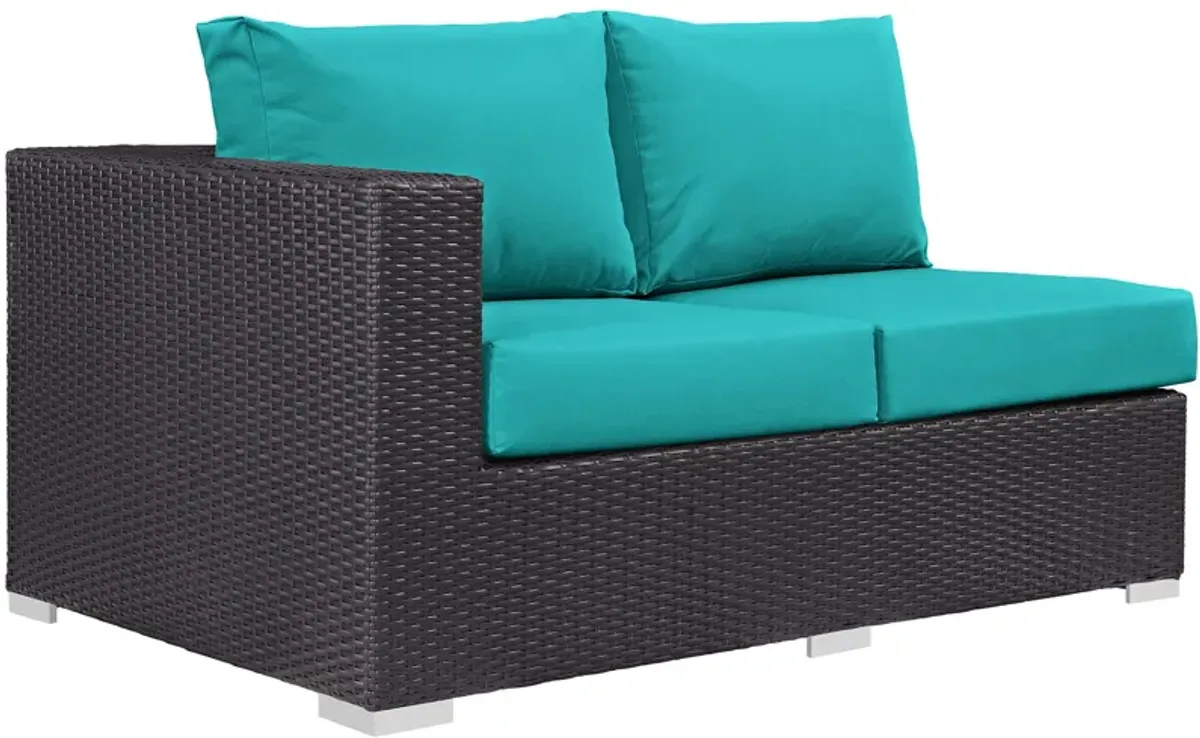 Modway - Convene Outdoor Patio Left Arm Loveseat