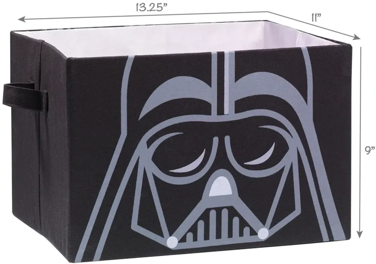 Lambs & Ivy Star Wars Darth Vader Foldable/Collapsible Storage Bin Organizer