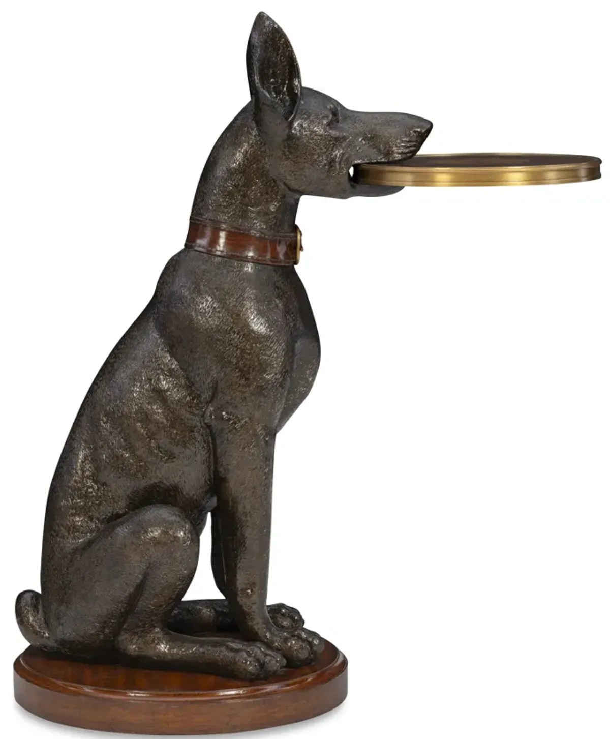 Doberman Accent Table