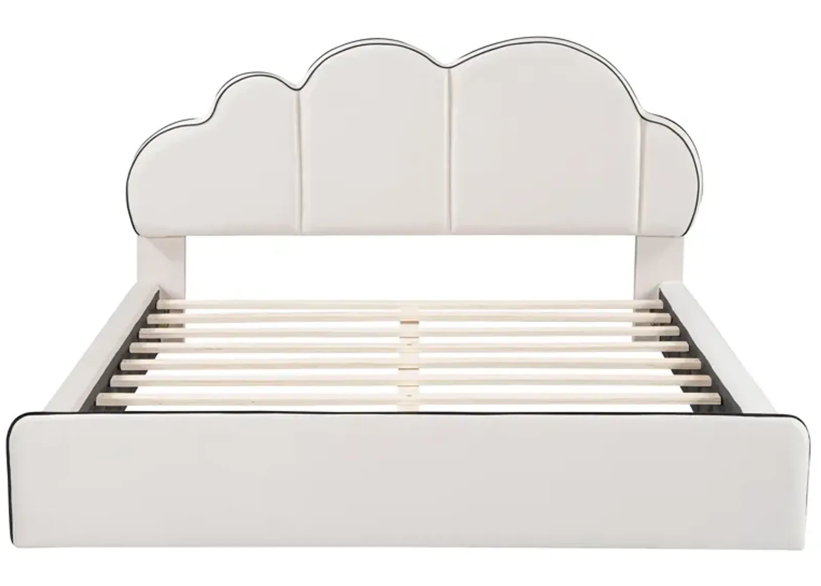 Merax Upholstered Platform Bed with Headboard