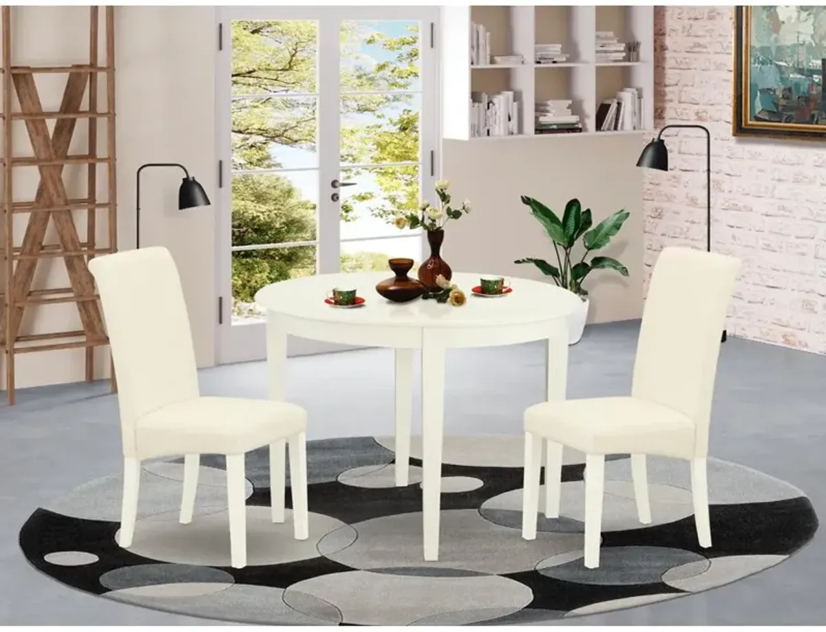 Dining Room Set Linen White