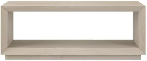Hudson&Canal Tannen 48 Wide Rectangular Coffee Table in Alder White