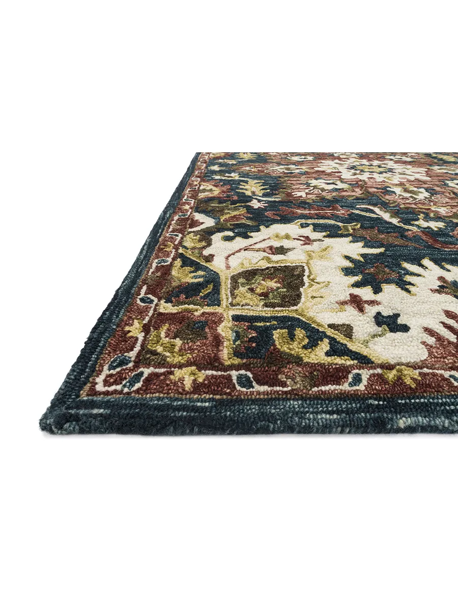 Victoria VK13 Teal/Raspberry 5' x 7'6" Rug