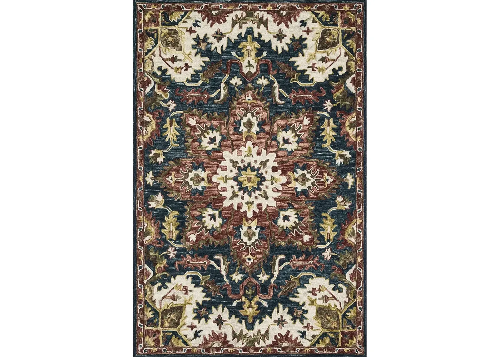 Victoria VK13 Teal/Raspberry 5' x 7'6" Rug