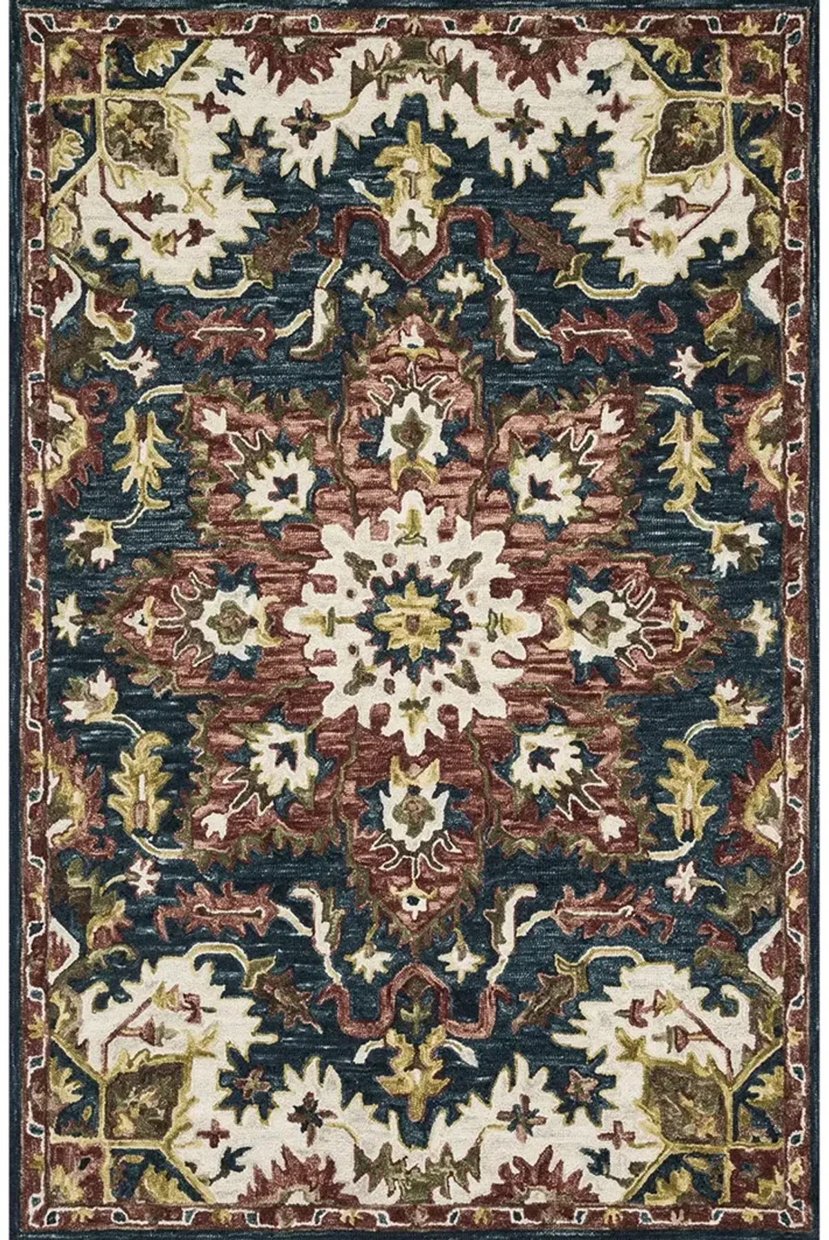 Victoria VK13 Teal/Raspberry 5' x 7'6" Rug