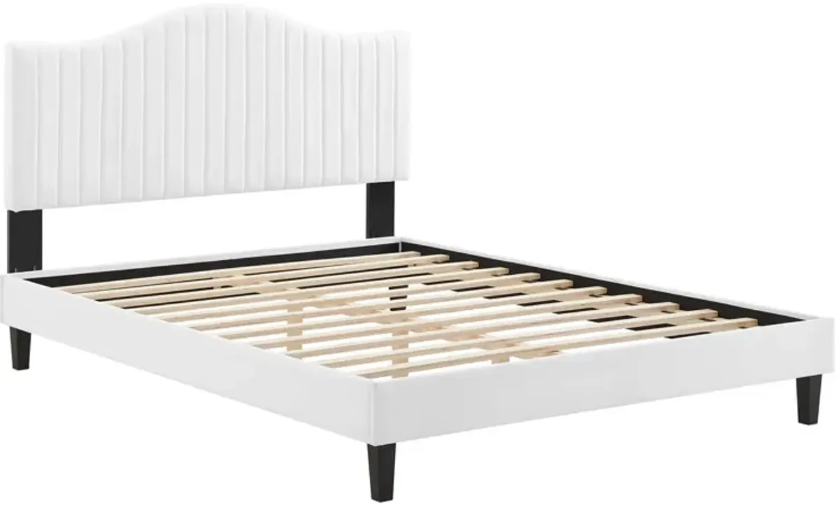 Modway - Juniper Channel Tufted Performance Velvet King Platform Bed