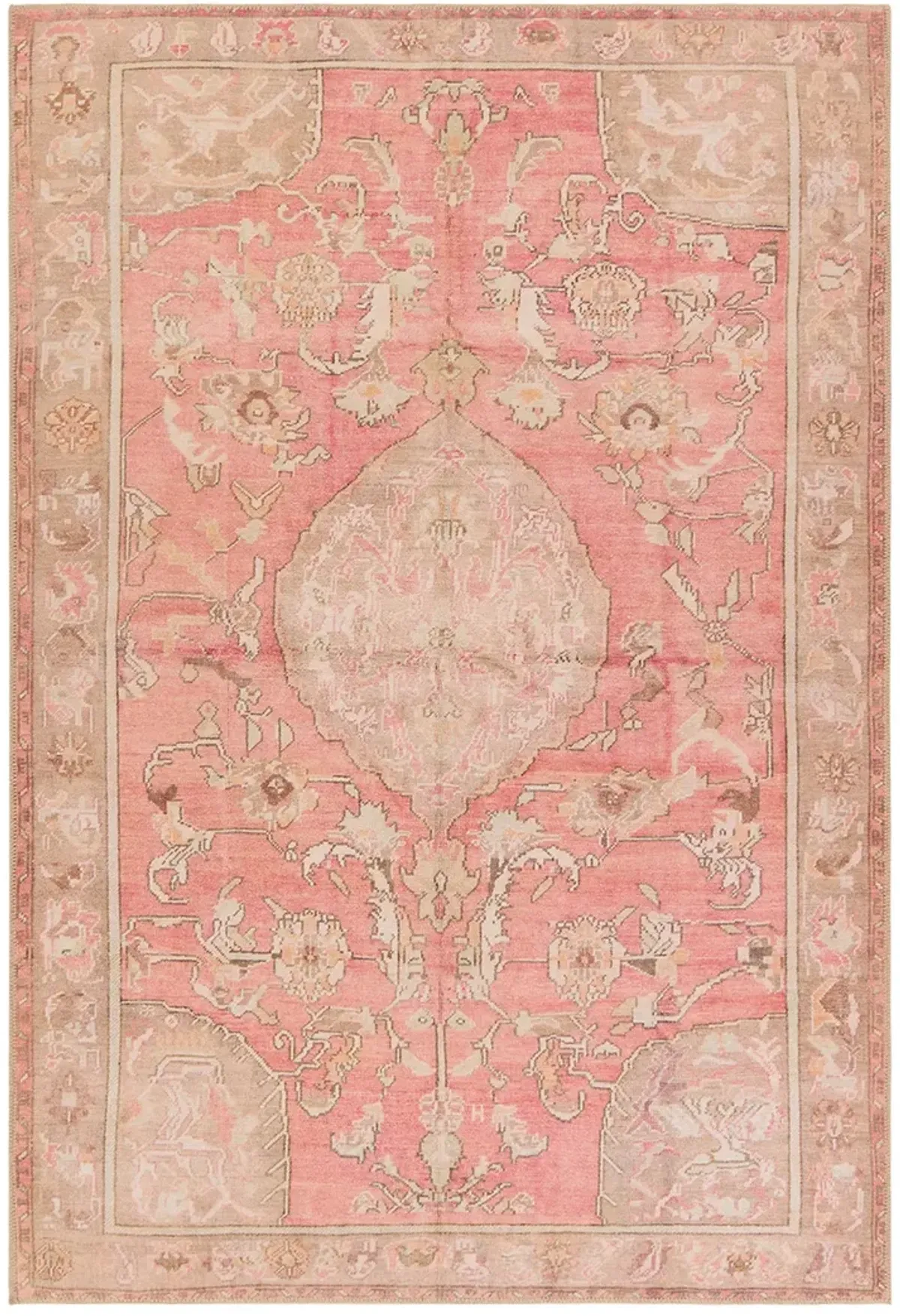 Garcia Cheney Pink 3' x 8' Runner Rug