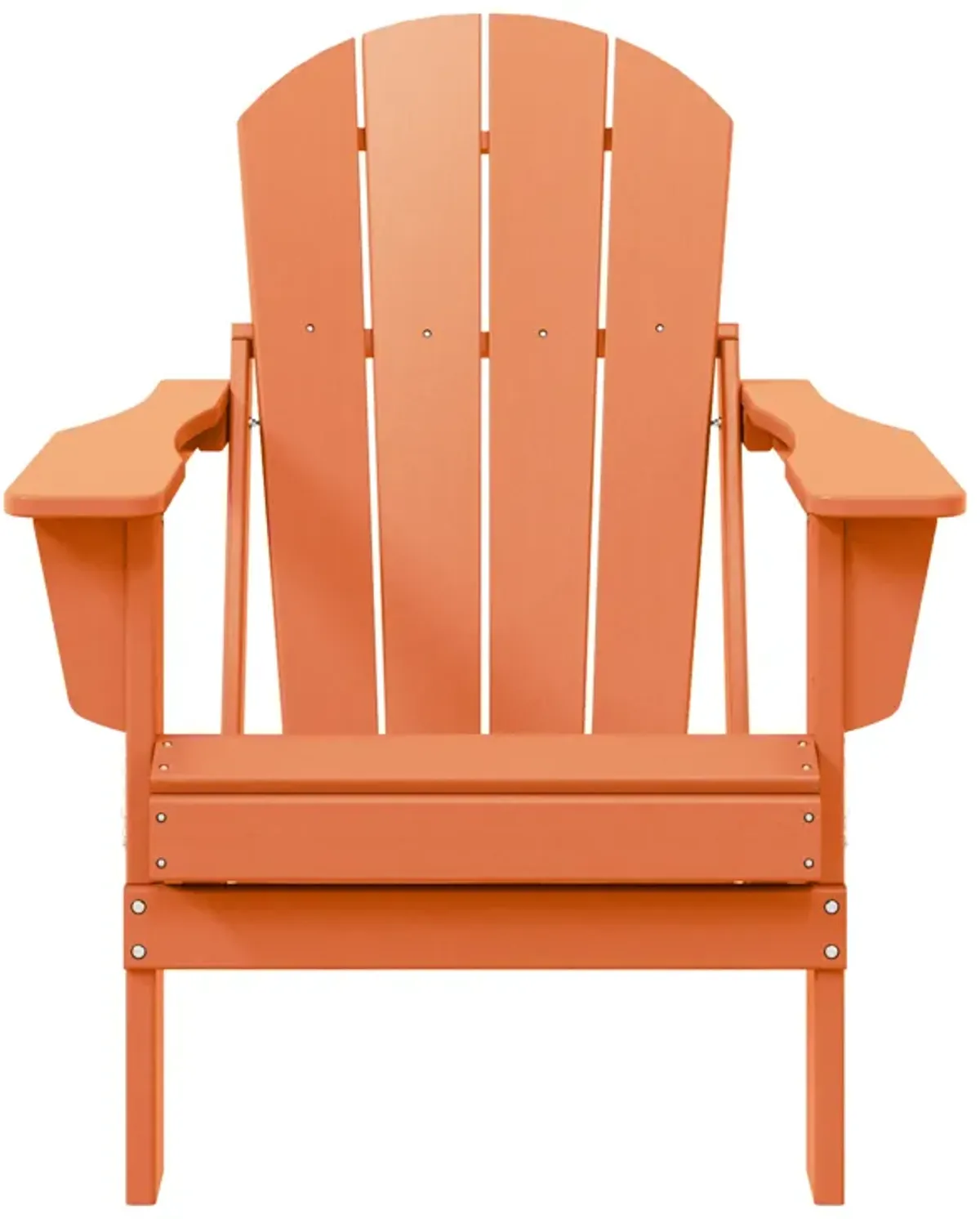 WestinTrends HDPE Outdoor Patio Folding Poly Adirondack Chair