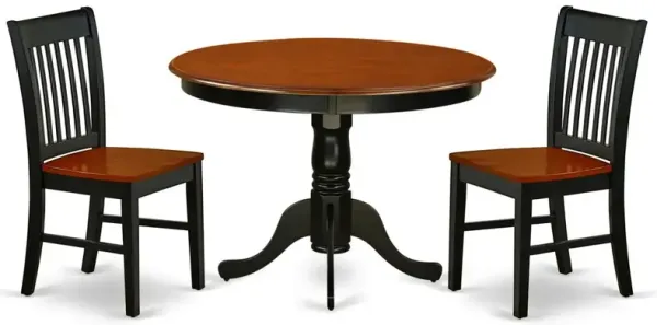 Dining Room Set Black & Cherry