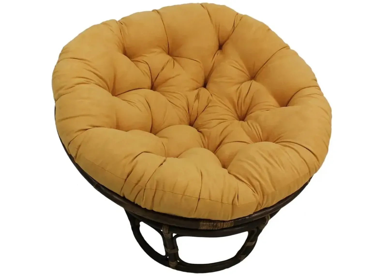 Blazing Needles 52-inch Solid Microsuede Papasan Cushion (Fits 50-inch Papasan Frame)  93302-52-MS-LM