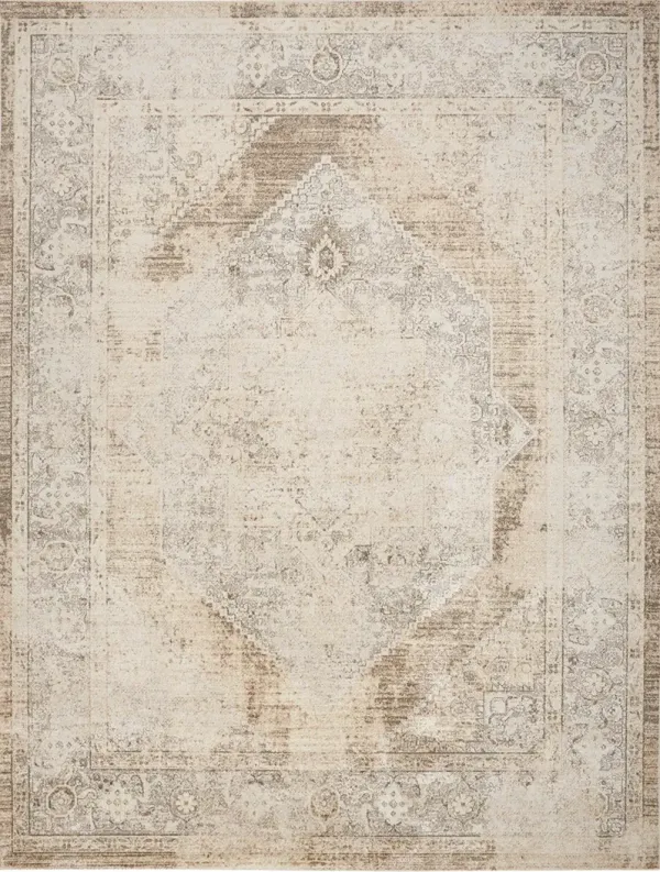 Astra Machine Washable ASW13 Beige 7'10" x 10' Rug