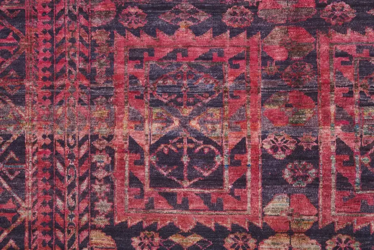 Voss 39H9F Red/Gray 5'3" x 7'6" Rug