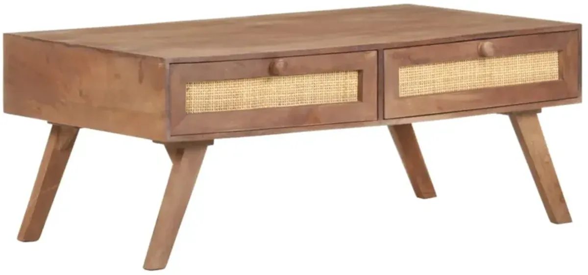 vidaXL Coffee Table 100x60x40 cm Solid Mango Wood