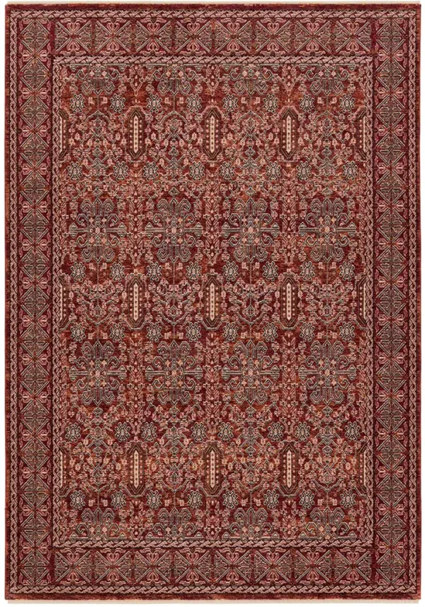 Solene Jairus Red 4' x 6' Rug