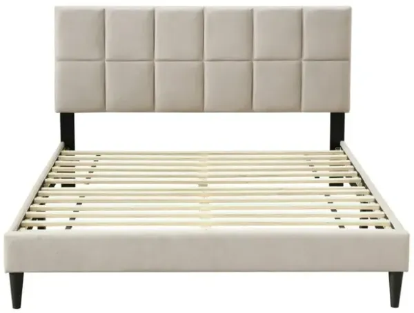 Evelyn Upholstered Full Bed In A Box