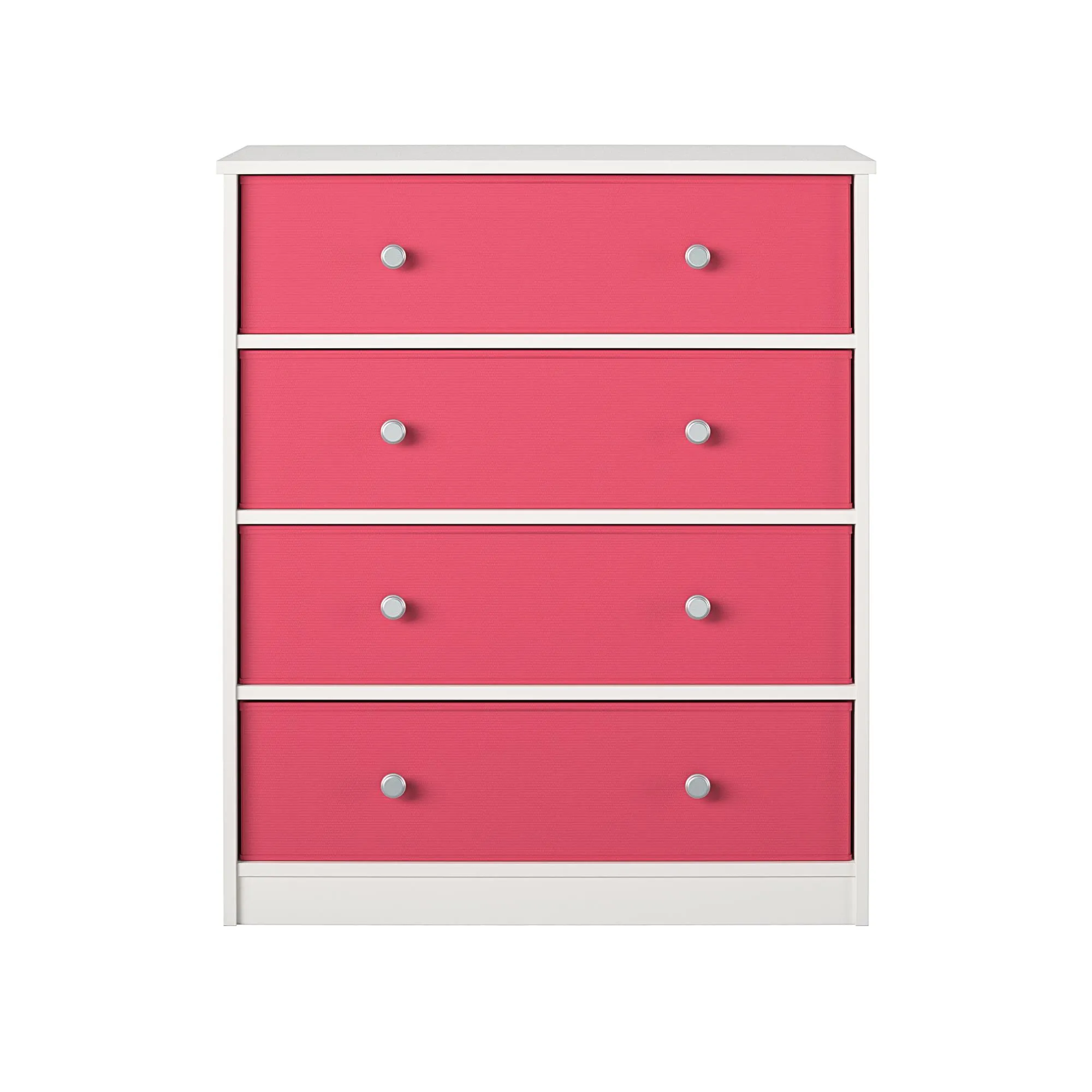 Mya Park Tall Dresser with 4 Fabric Bins