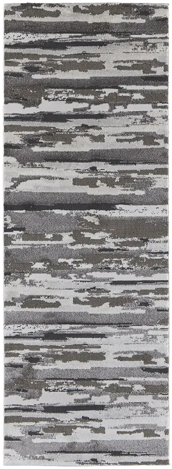 Vancouver 39FEF Brown/Ivory 2'10" x 7'10" Rug