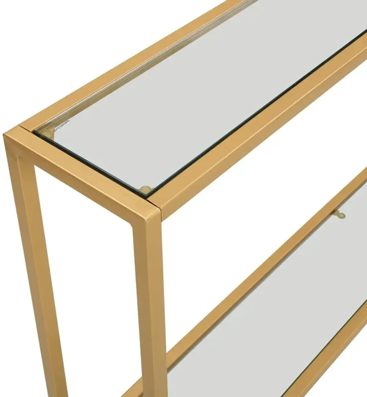 Carolina Living Graydon Slim Console Table - Gold