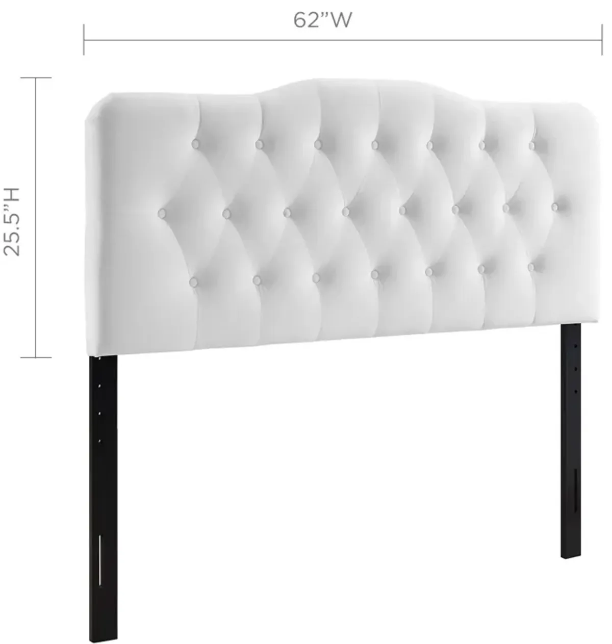 Modway - Annabel Queen Diamond Tufted Performance Velvet Headboard