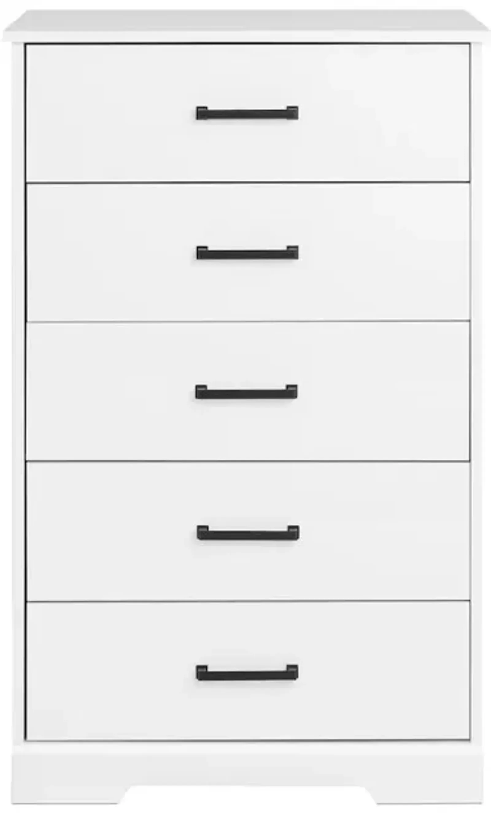 Prepac Rustic Ridge White 5 Drawer 18.5D x 27.5W x 43.5H Dresser