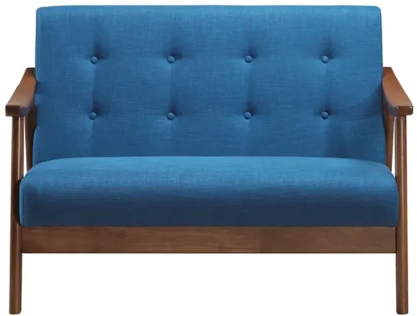 Streamdale Chic Mid-Century Modern Button-Tufted Settee